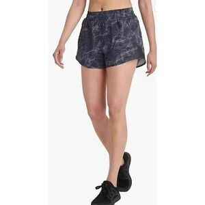 All in Motion Women’s Grey Black Camo Mid  Rise Pull-On  Mesh SZ S #1254